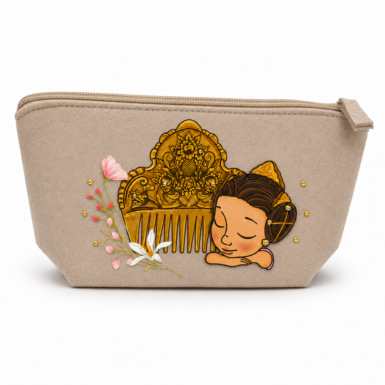 Neceser S de Angeleta Valenciana Beige