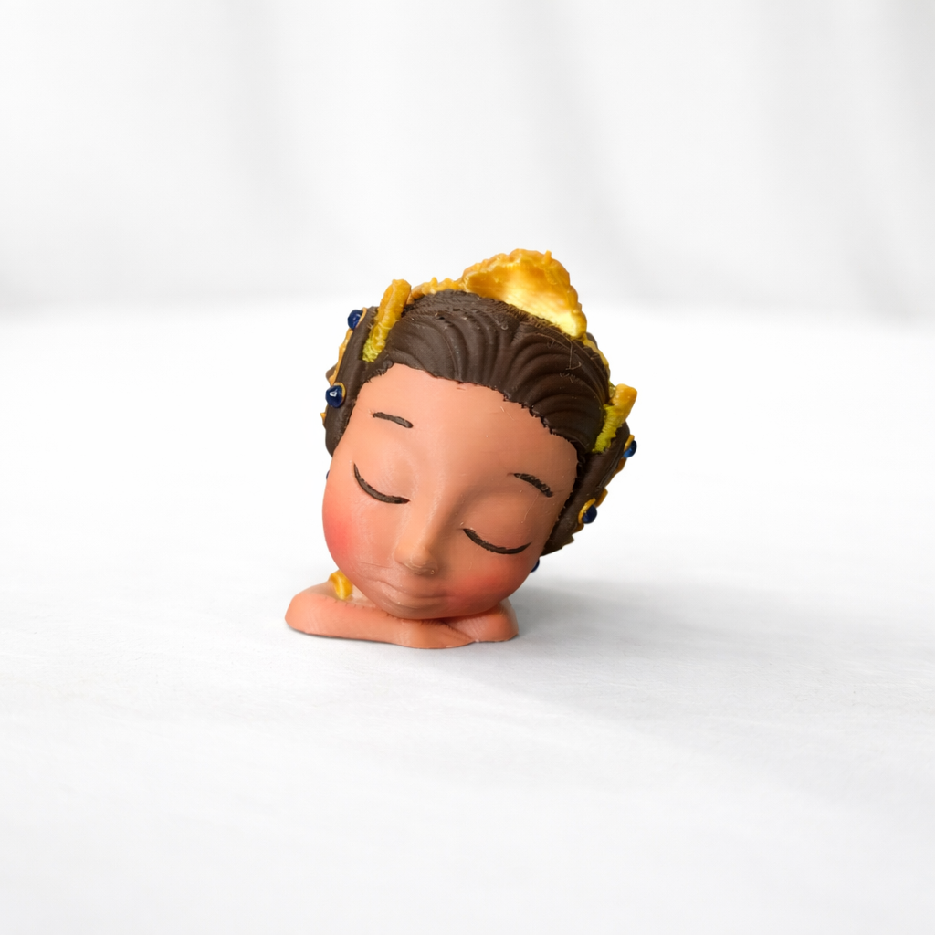 Sujetapañuelos de Angeleta Valenciana a color