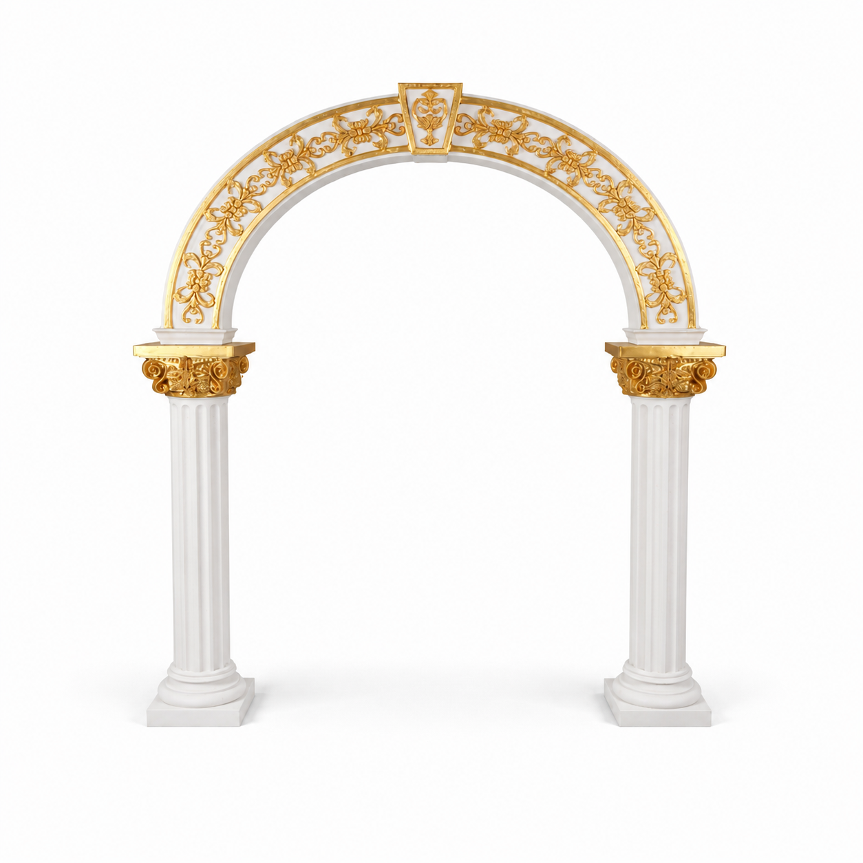 Pack columnas grandes + arco dorado