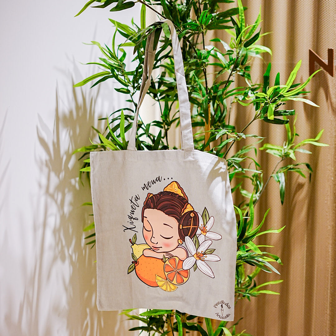Totebag Valenciana "Xiqueta Meua"