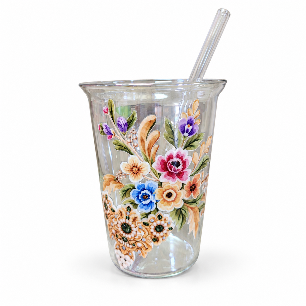 Vaso de Cristal Flor i Adreç