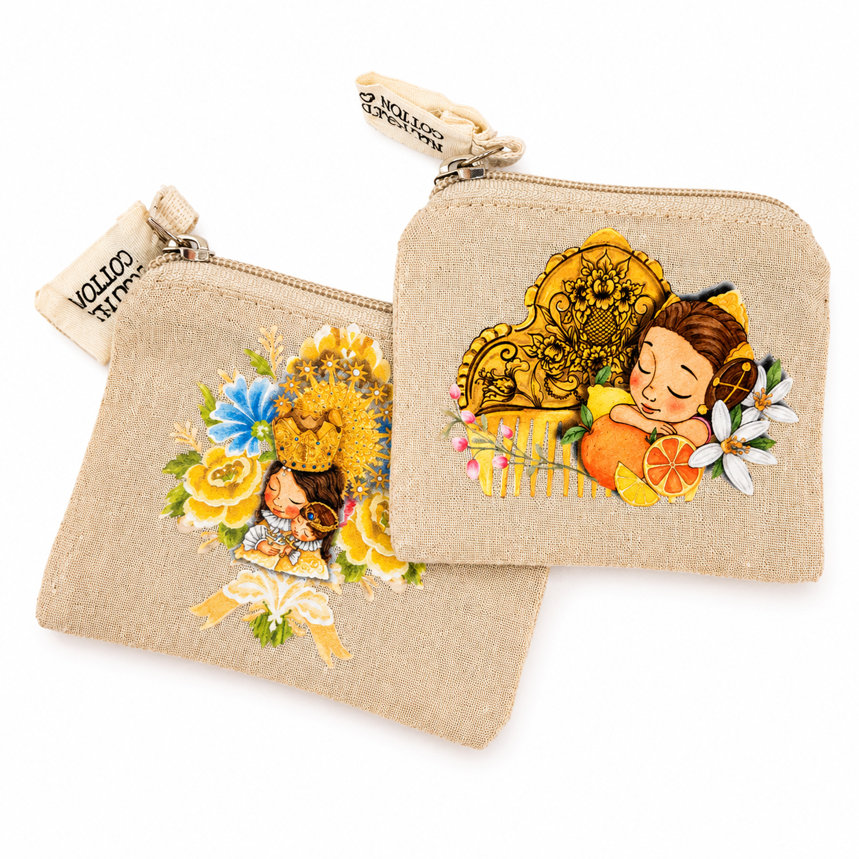 Mini monedero guarda-ganchos