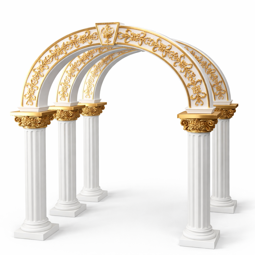 Arco decorativo imantado