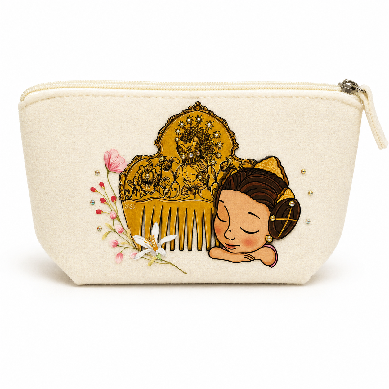 Neceser Angeleta Valenciana Blanco