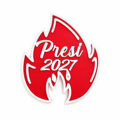 Pin de Presidente y Presidente Infantil 2027