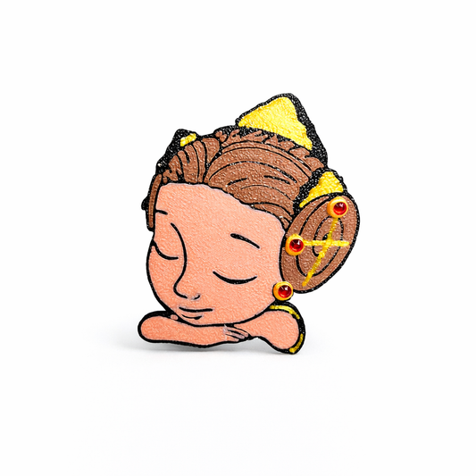 Llavero de Angeleta Valenciana personalizada