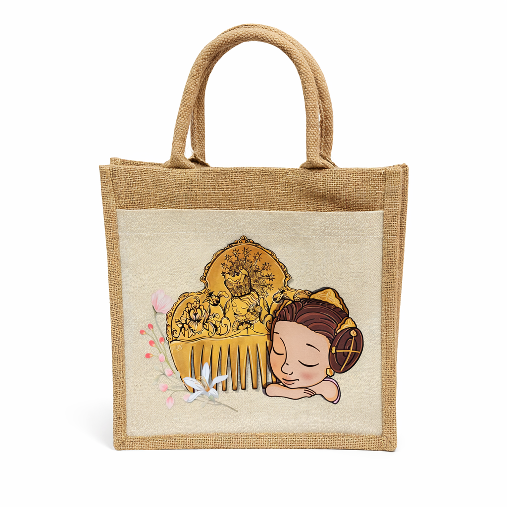 Bolsa de arpillería Angeleta