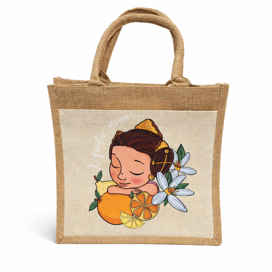 Bolsa de arpillería Angeleta