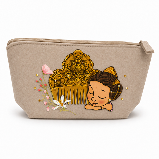 Neceser S de Angeleta Valenciana Beige