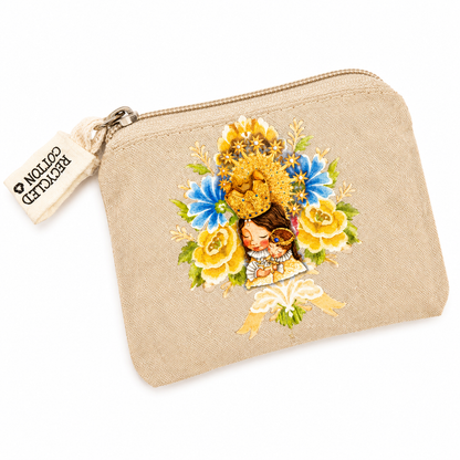 Mini monedero guarda-ganchos