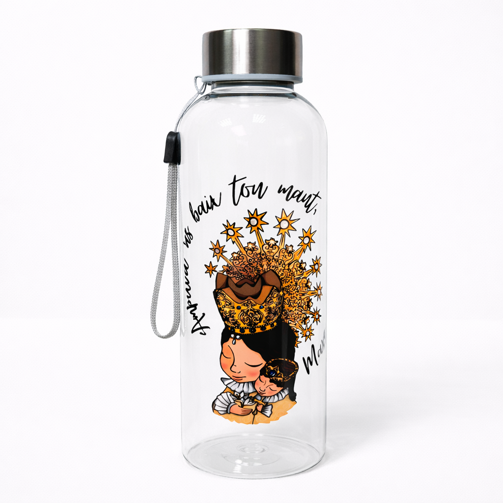 Botella Geperudeta ilustrada