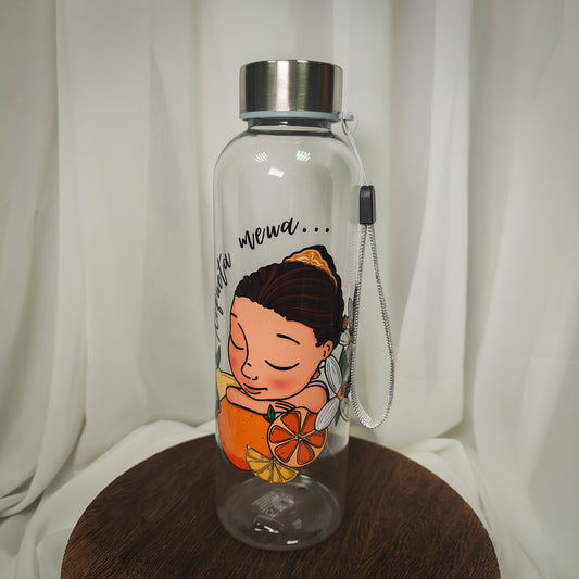 Botella Pegatina Angeleta 1 moño