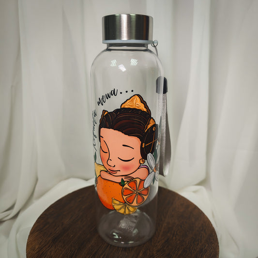 Botella Pegatina Angeleta 3 moños