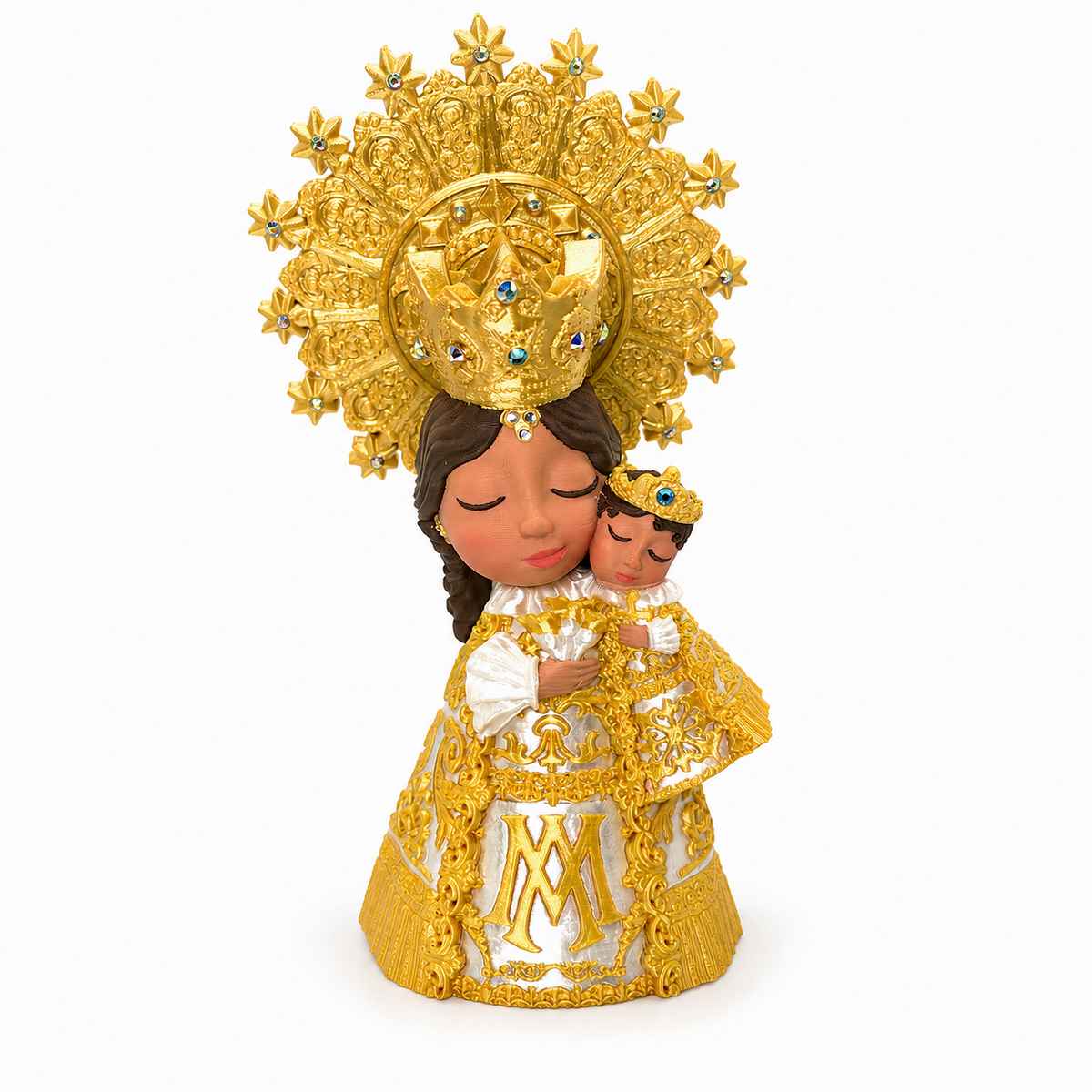 Angeleta Geperudeta Manto Blanco