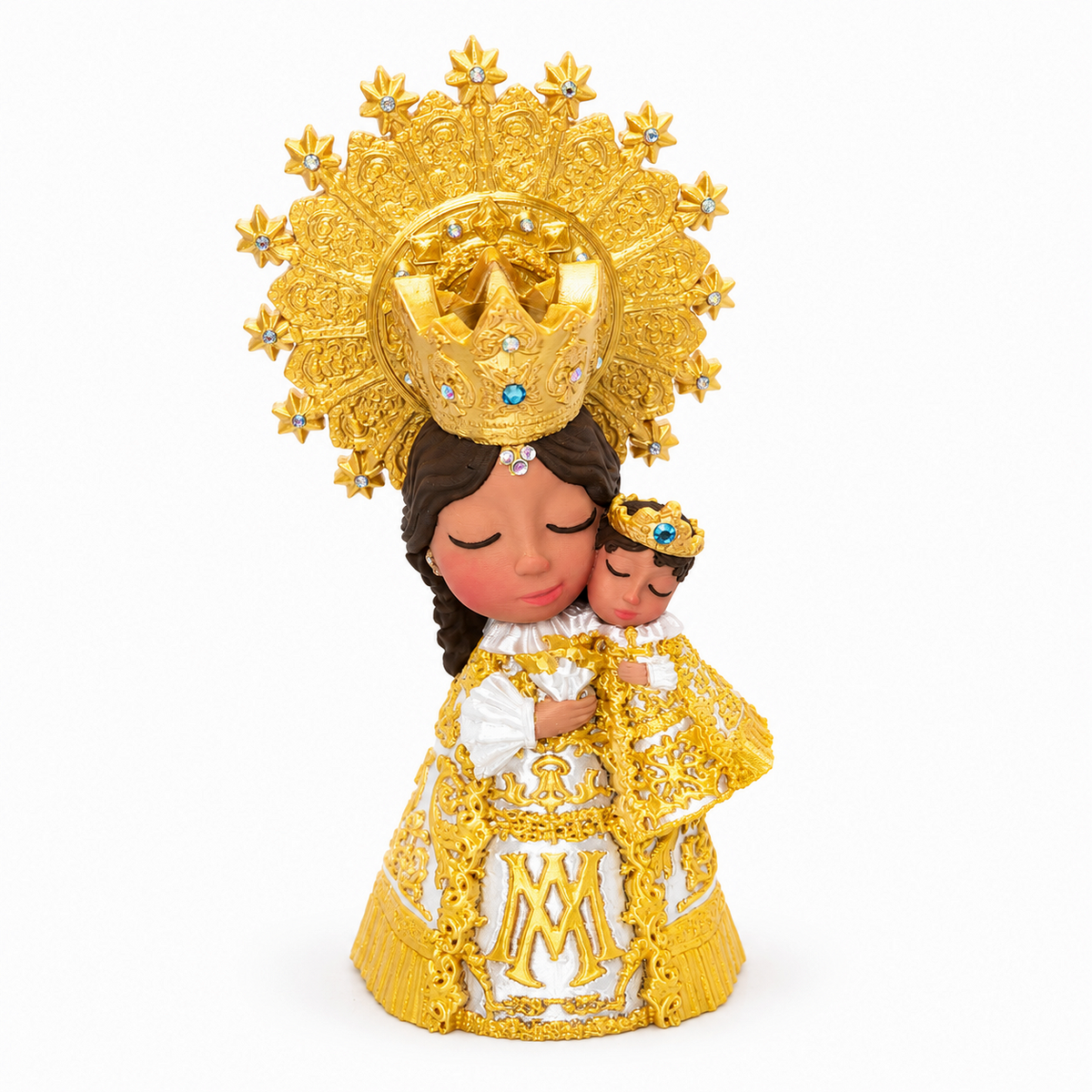 Angeleta Geperudeta Manto Blanco