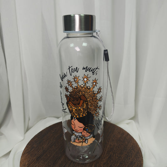 Botella Pegatina Geperudeta ilustrada